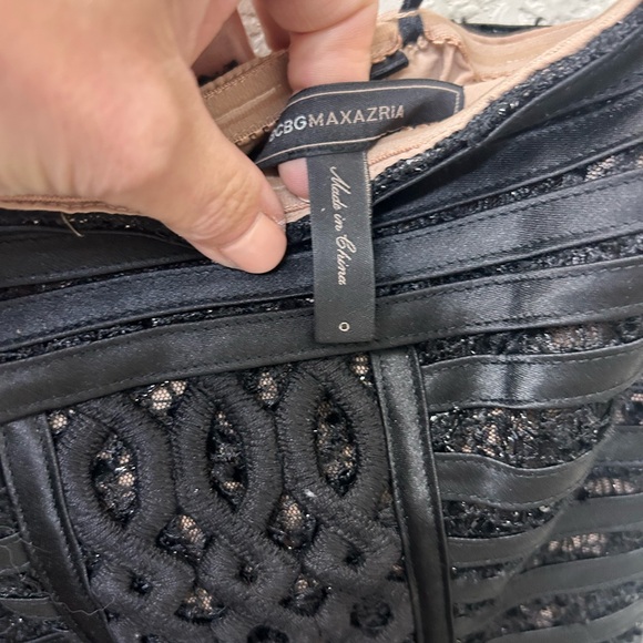 Black BCBG MAXAZRIA Strapless Dress - Picture 5 of 5